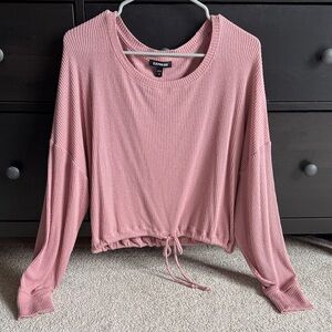Express dolman crop top